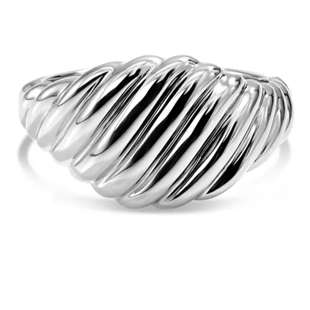 Devata Rope Ring Sterling Silver size 6 - Picture 4 of 8